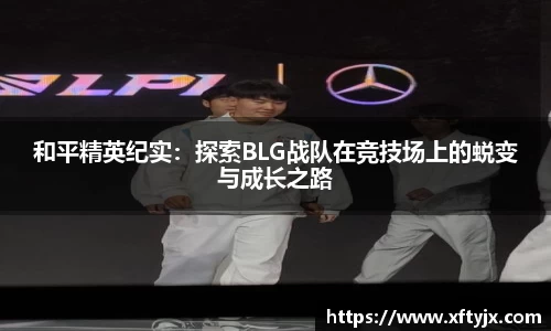 和平精英纪实：探索BLG战队在竞技场上的蜕变与成长之路